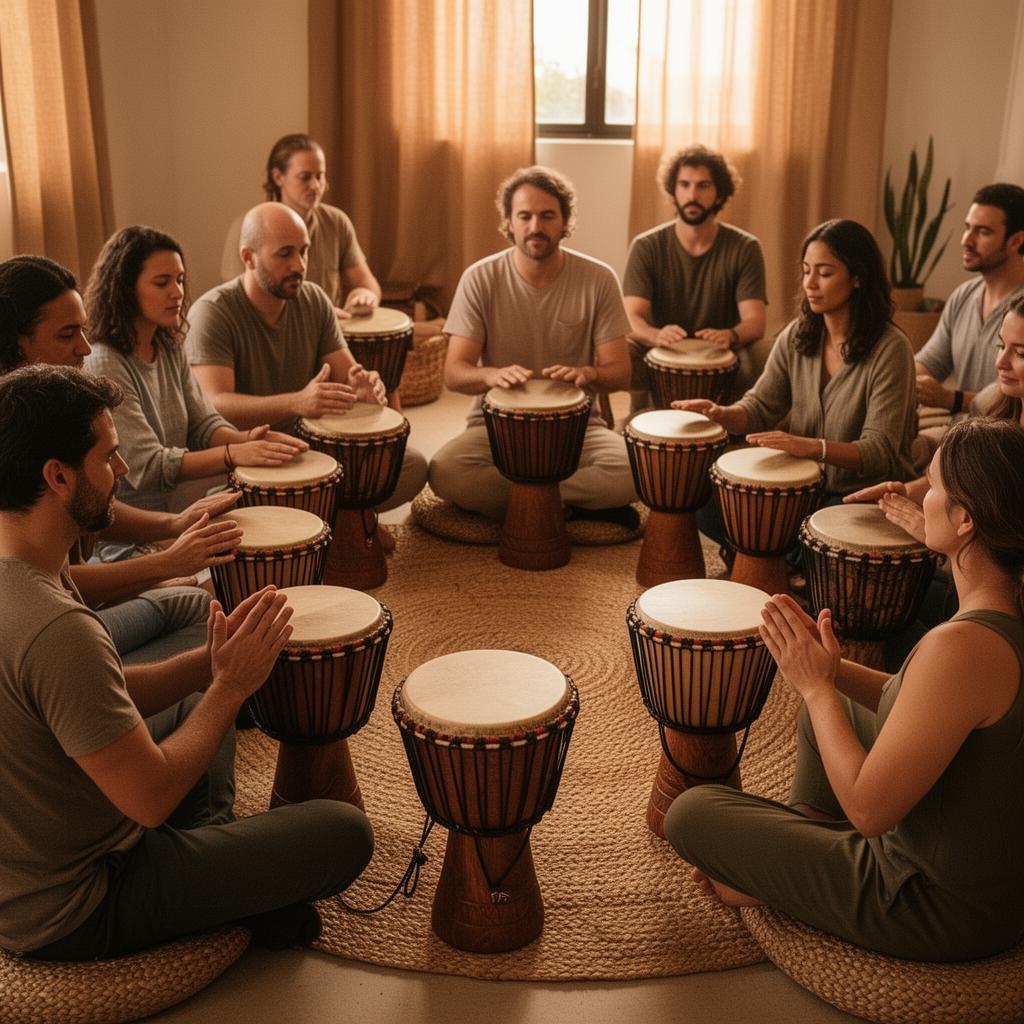 Wellness drumming circle